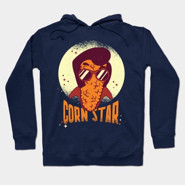 Corn Star Funny Hoodie by madeinchorley